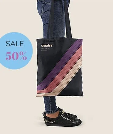 Sale 50%: shopper bags at half price