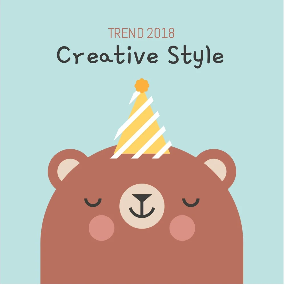 Birthday Bear Drawstring Bag design, flat