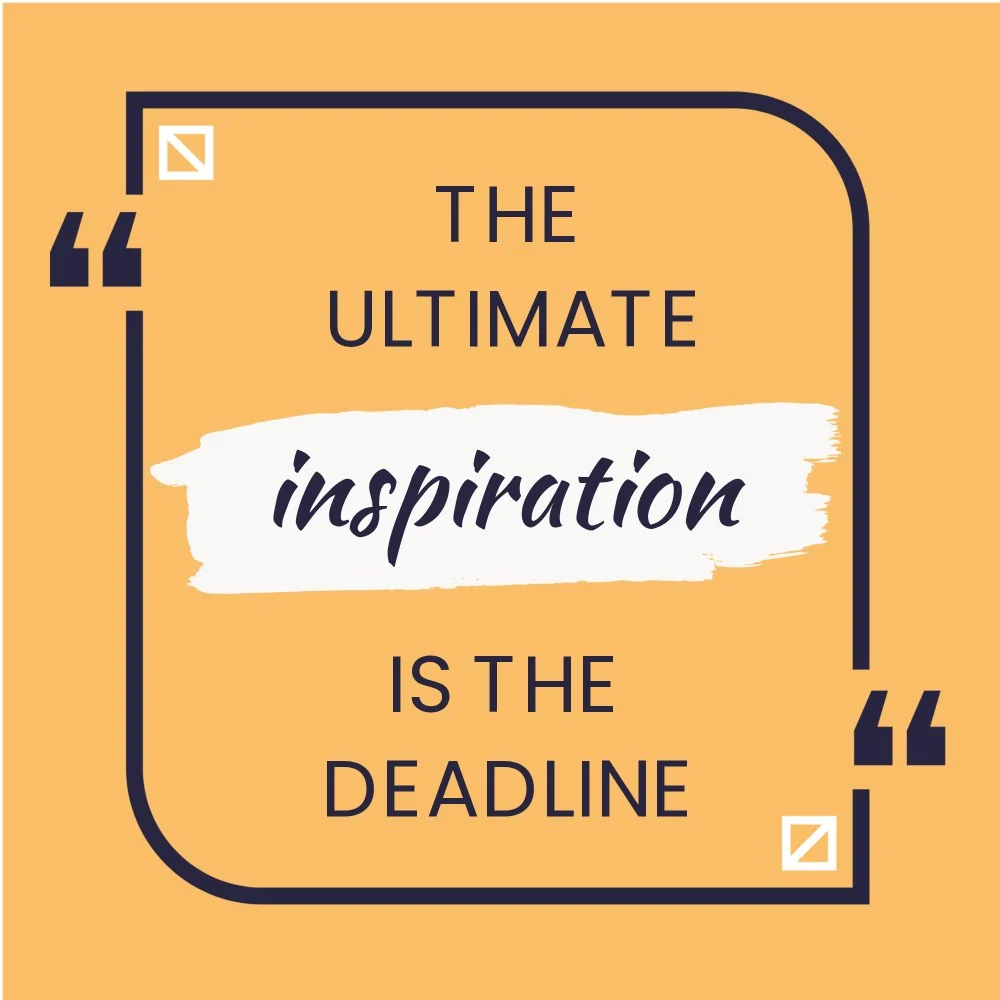 Inspiration Quote Tote design, flat