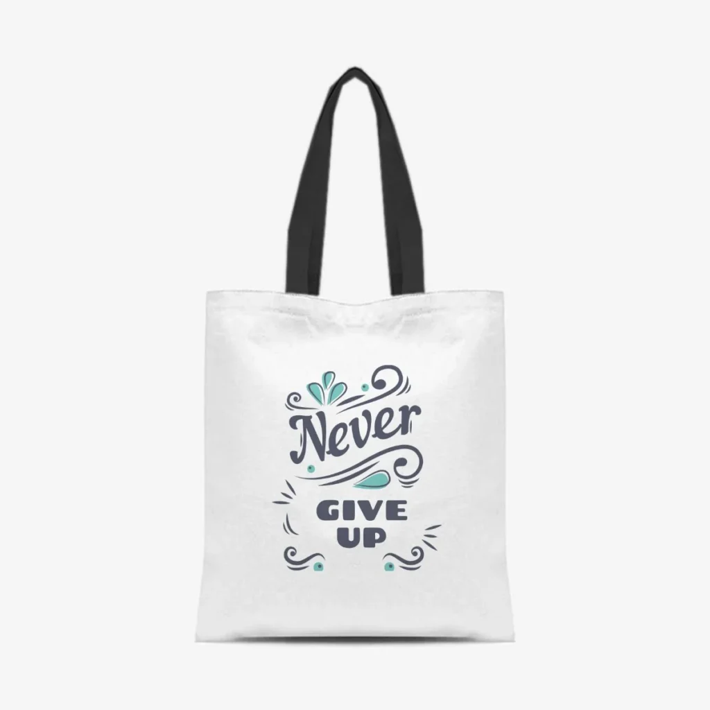 Never Give Up Shopper, front view
