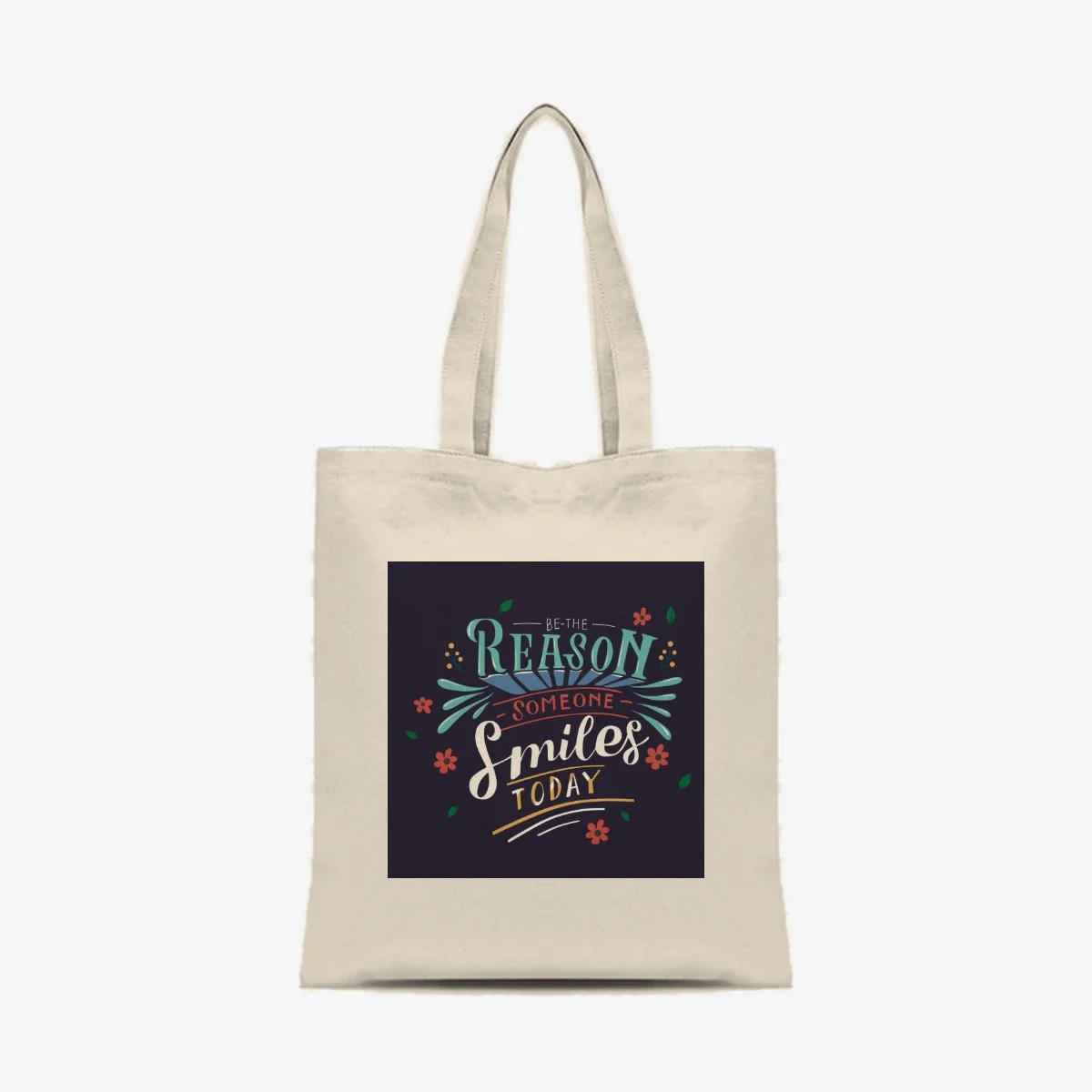 Smile Today Tote, front view