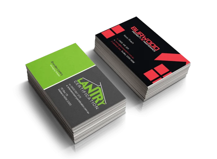 Bold Yellow Business Cards - Image 4