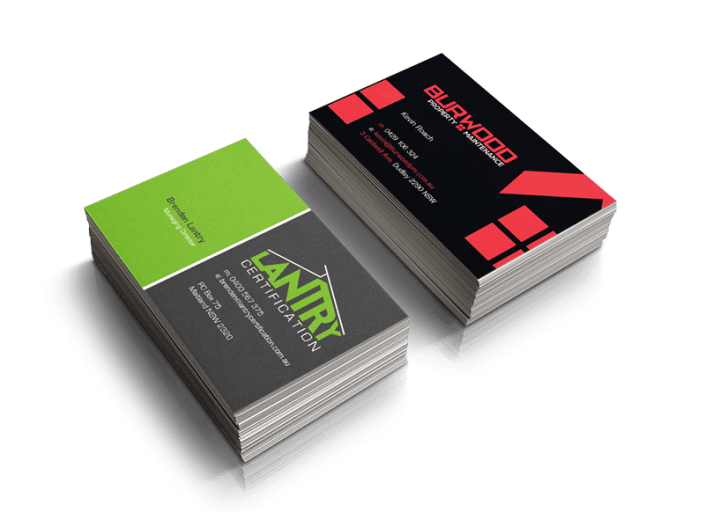 Bold Yellow Business Cards