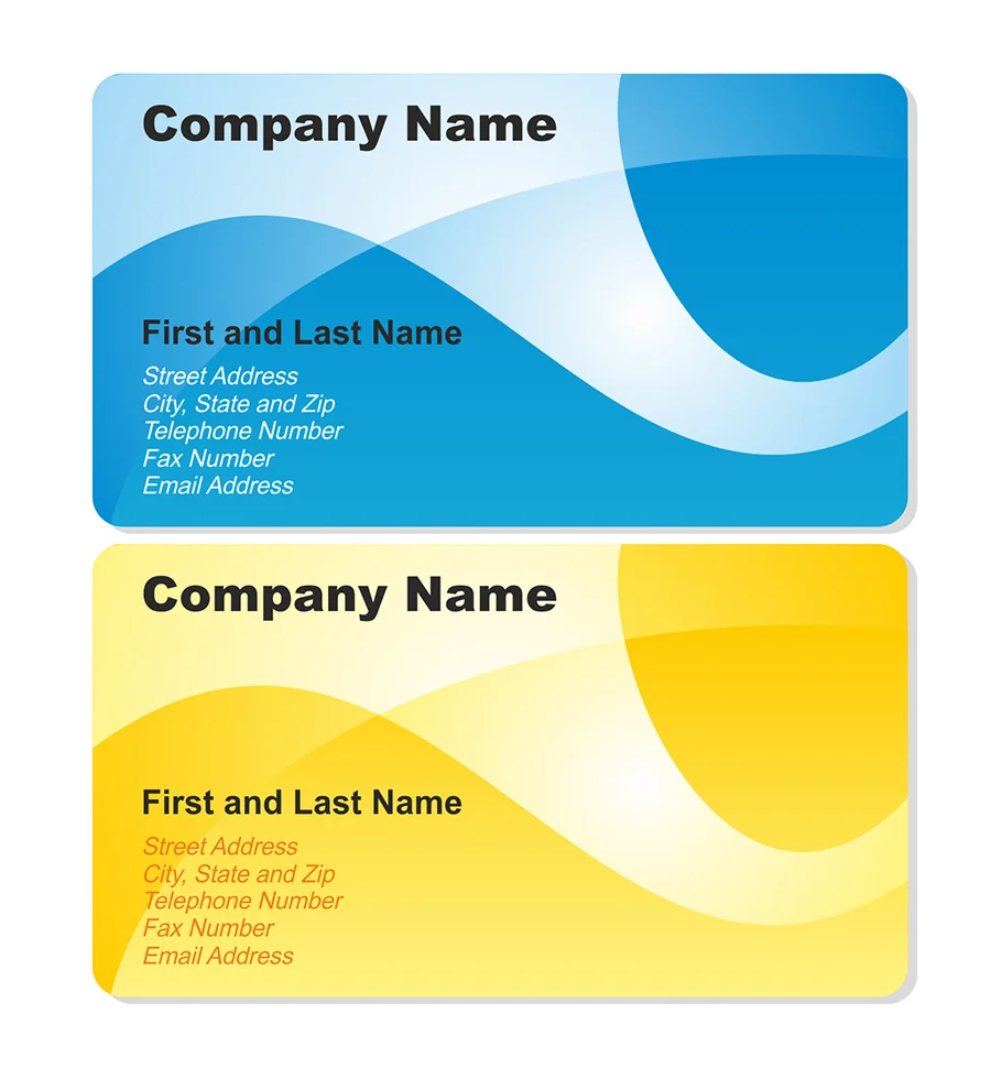 Standard Colour Business Cards
