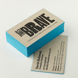 Colored Edge Business Cards