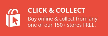 Click & collect: buy online and collect from any one of our 150+ stores free