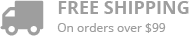 Free shipping: on orders over $99