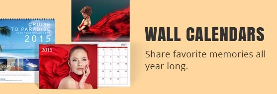 Wall calendars: share favorite memories all year long