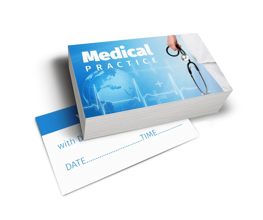 Medical Practice Appointment Cards