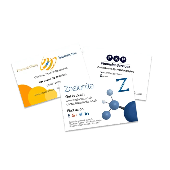 Corporate Business Cards: Financial Services