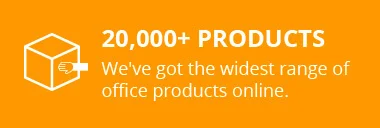 20,000+ products: we have got the widest range of office products online