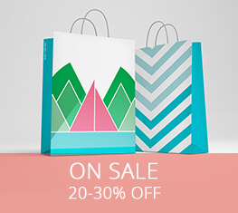 On sale: 20-30% off