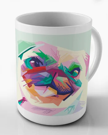 Pug Pop-Art Photo Mug