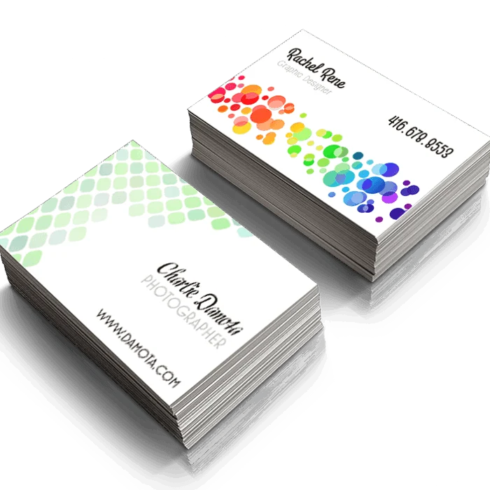 Colour Block Business Cards - Image 2