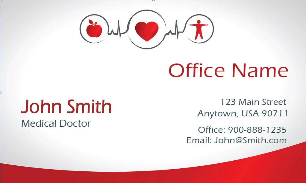 Medical Practice Appointment Cards