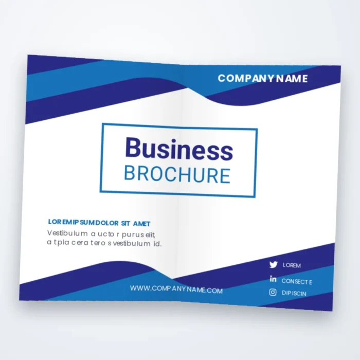 Bi-Fold Brochures printed by PrintShop