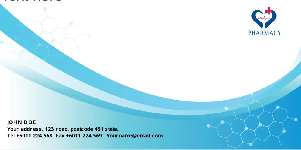 Business Envelopes, front design template