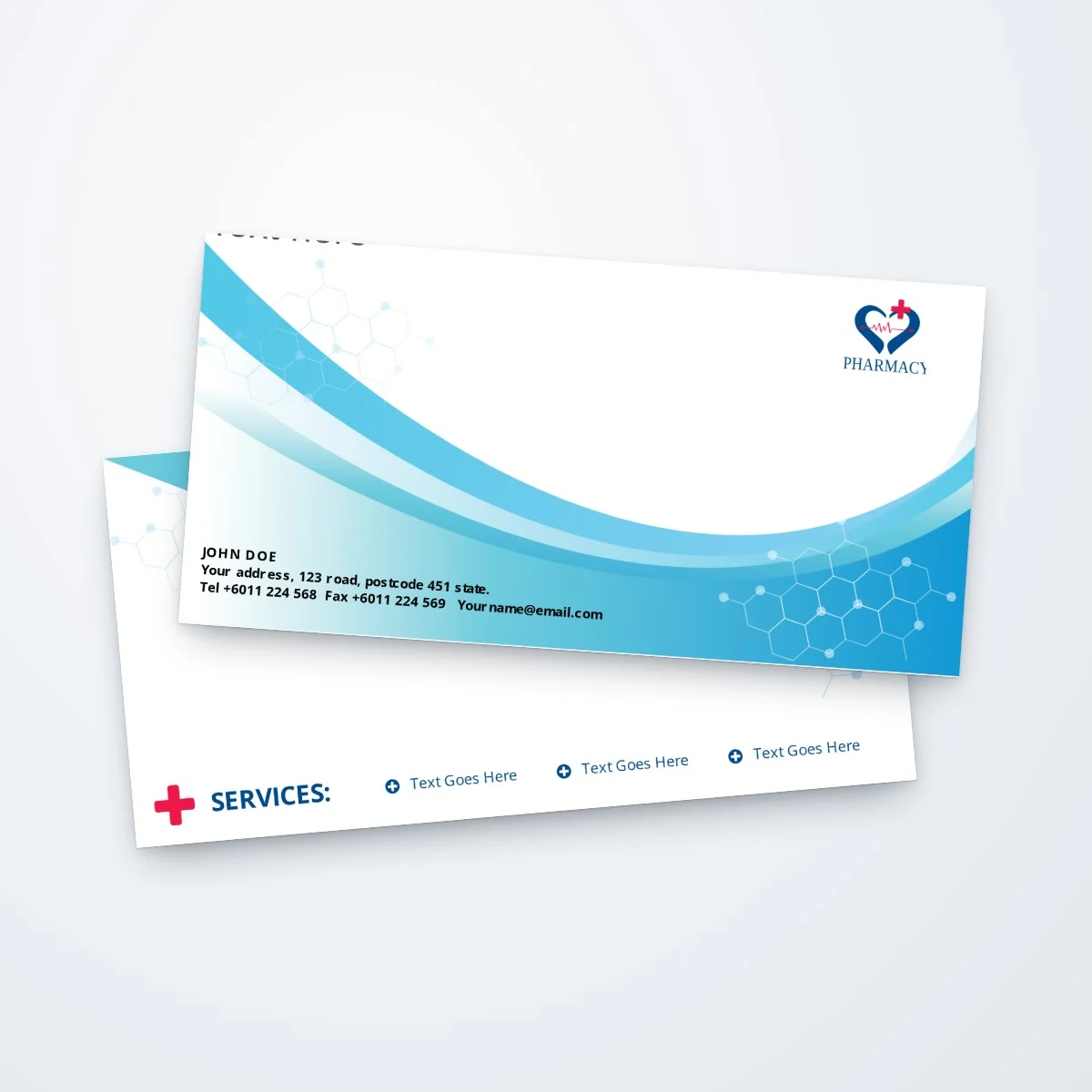 Business Envelopes printed by PrintShop