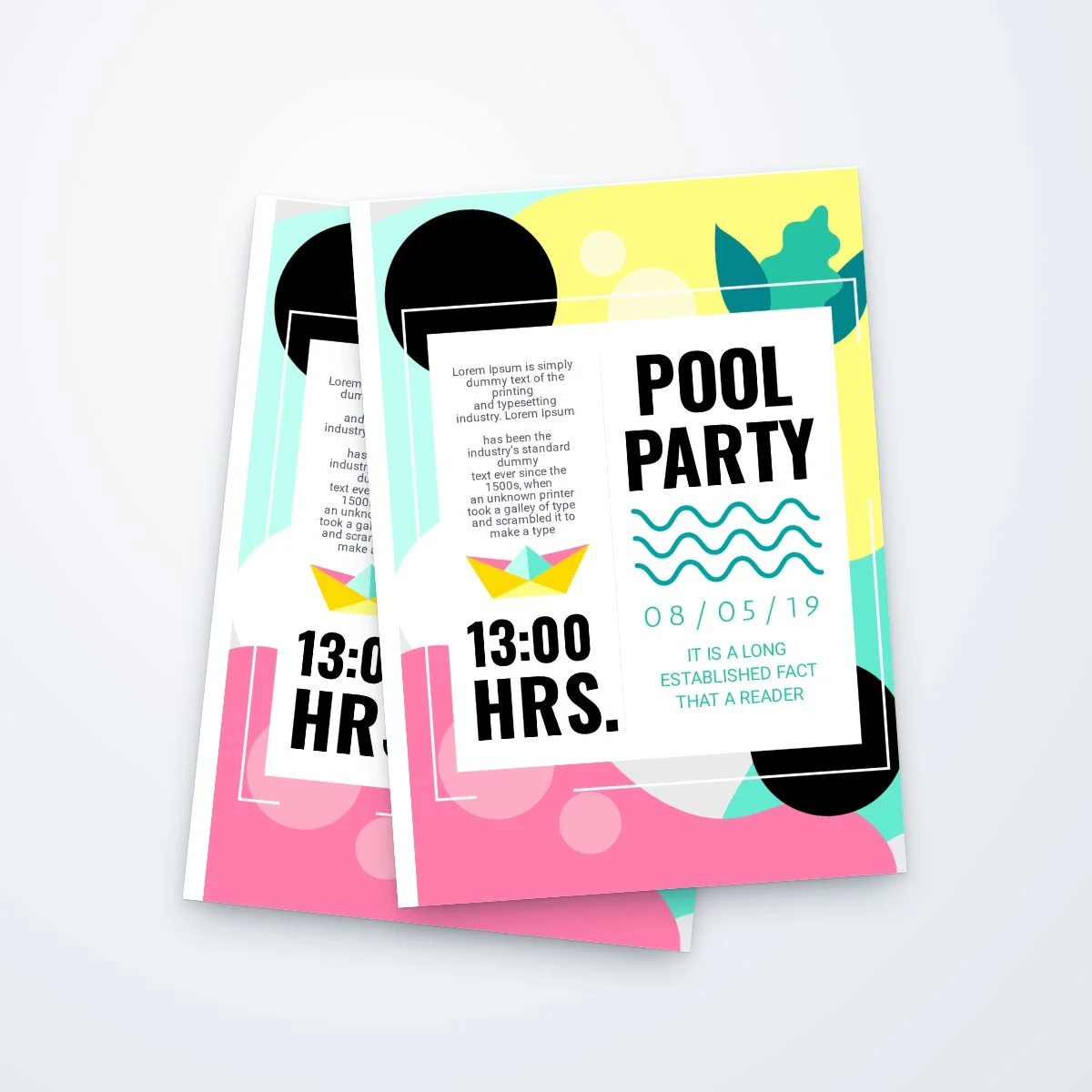 Party Flyers printed by PrintShop