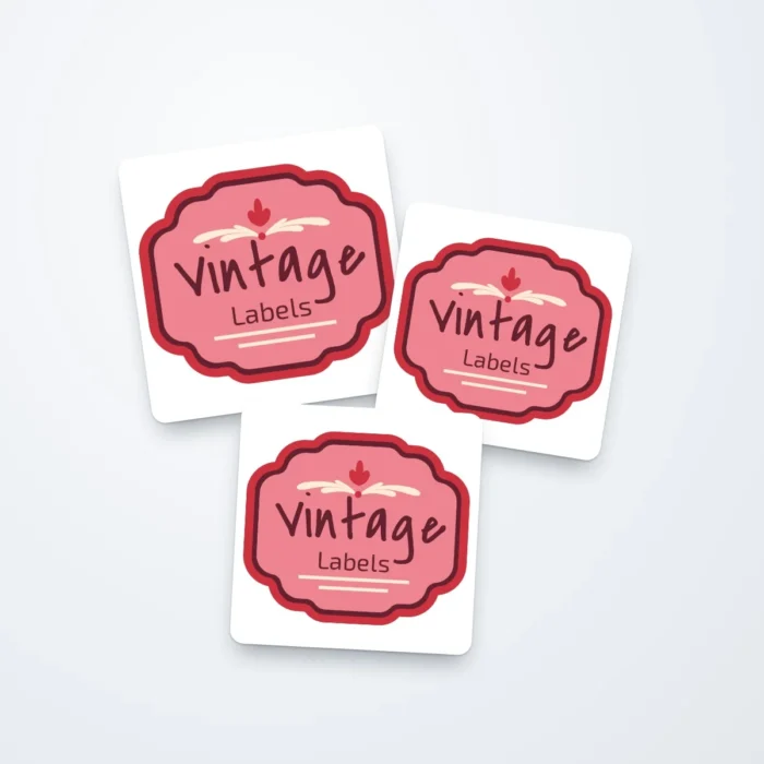 Product Labels printed by PrintShop