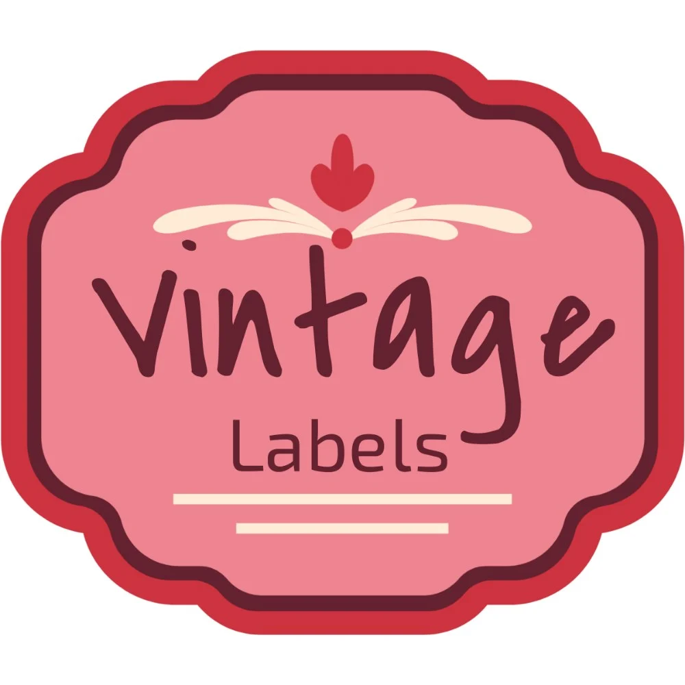Product Labels design template