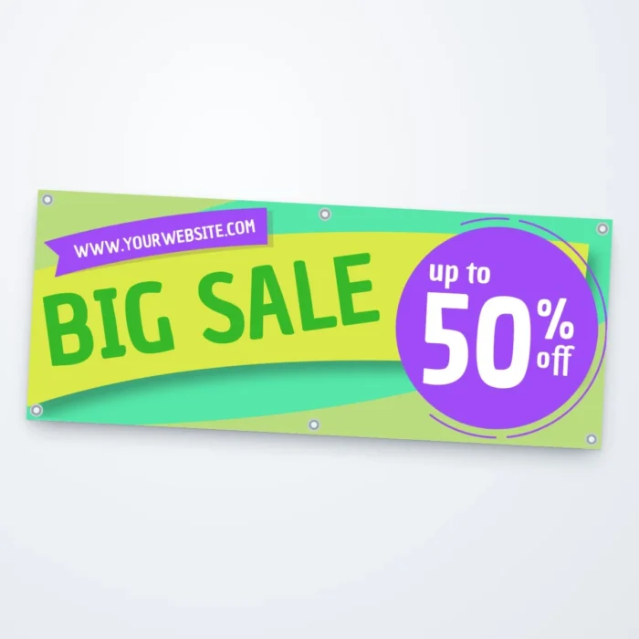 Sale Banners printed by PrintShop