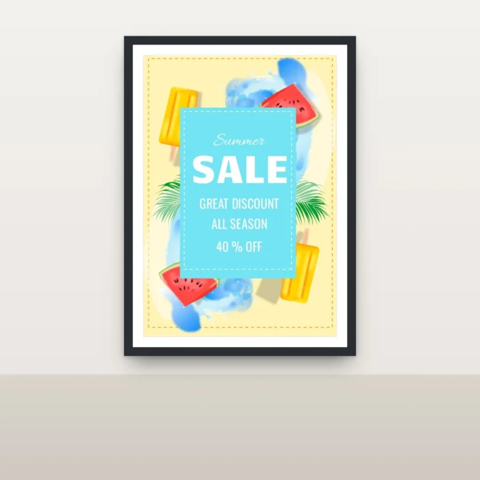 Sale Posters printed by PrintShop