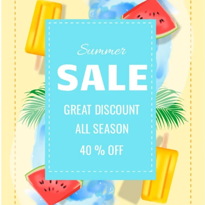 Sale Posters design template