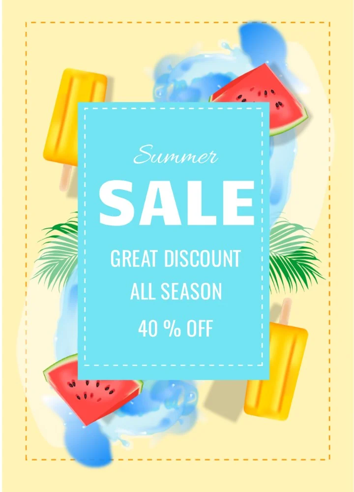 Sale Posters design template