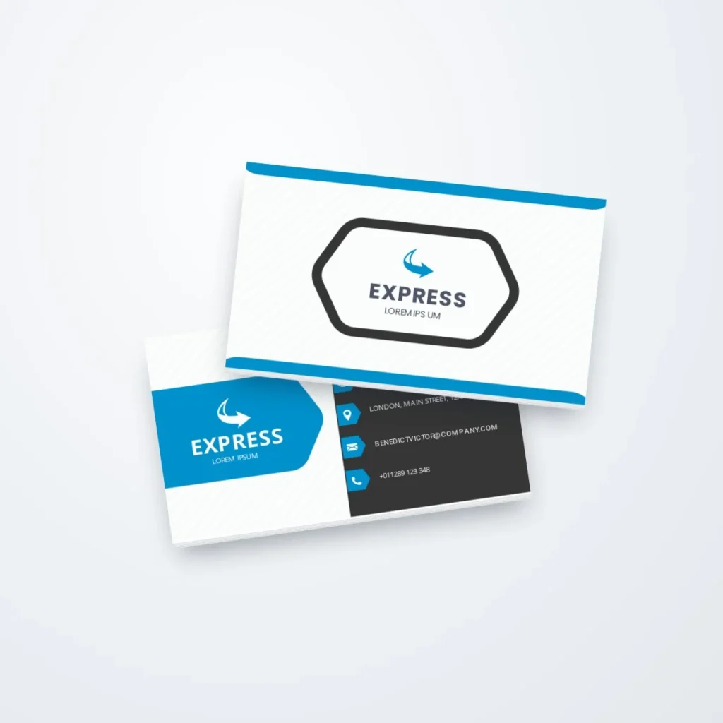 Standard Business Cards printed by PrintShop