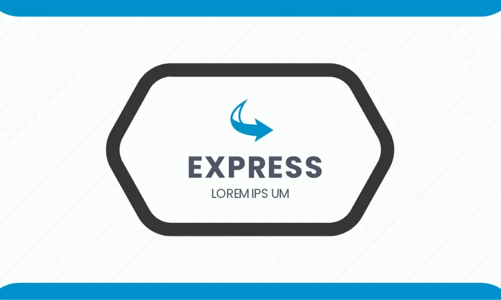 Standard Business Cards, front design template