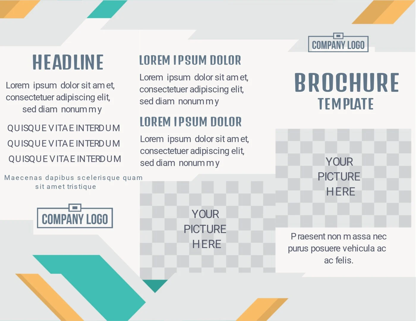 Tri-Fold Brochures design template